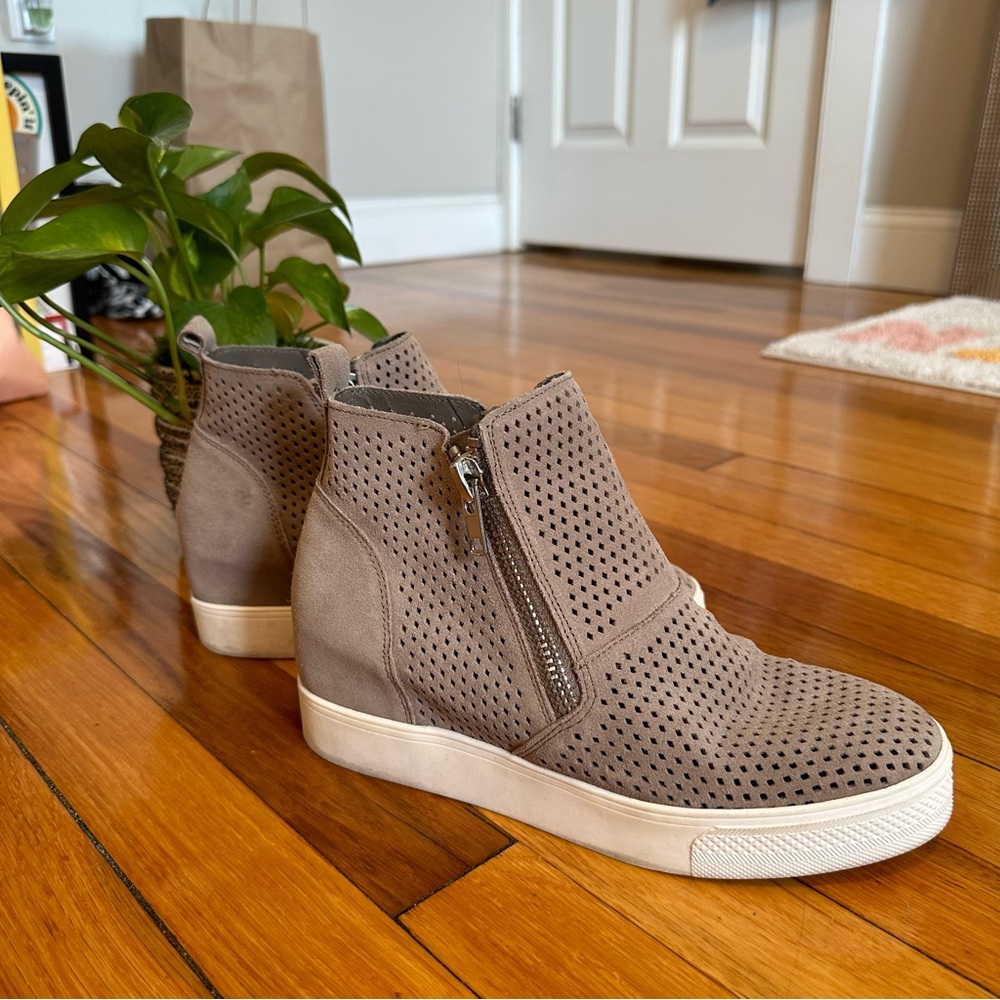 Steve Madden Wedge Sneakers with Zippers